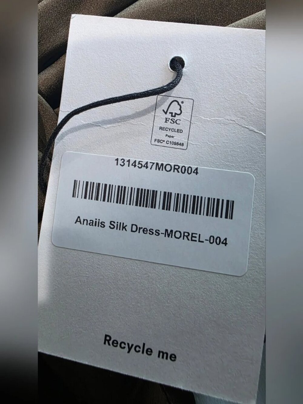 Reformation Anaiis Morel Silk Dress - Picture 6 of 10